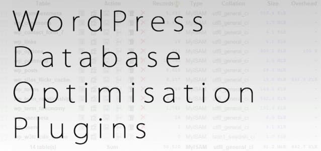 Best WordPress Database Optimization Plugins