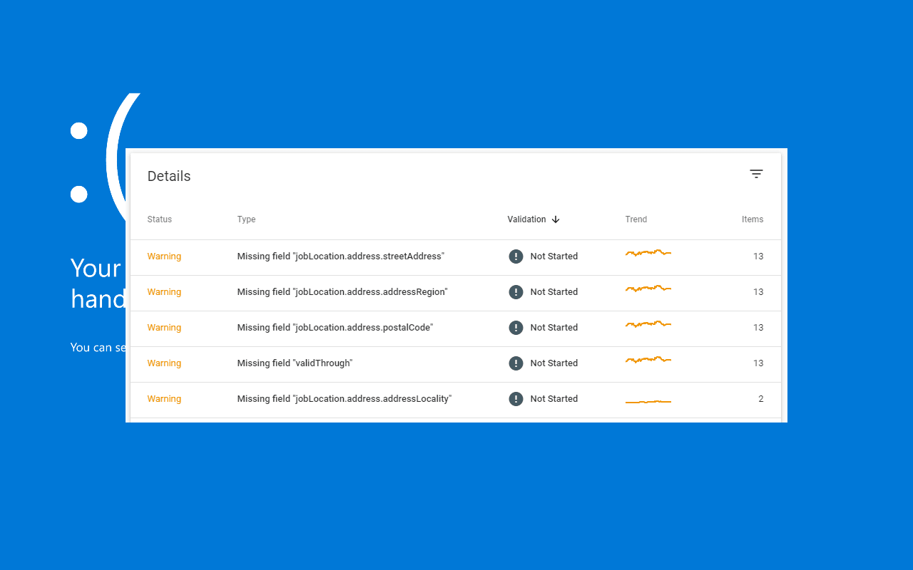 How to Fix ‘New Job Postings issues detected’ Error Messages in Search Console