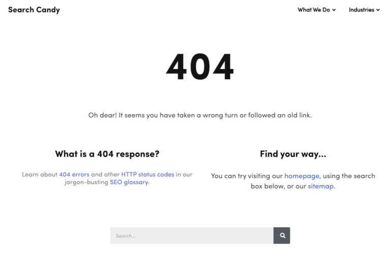 What is a 404 Not Found HTTP Response Code? SEO Glossary